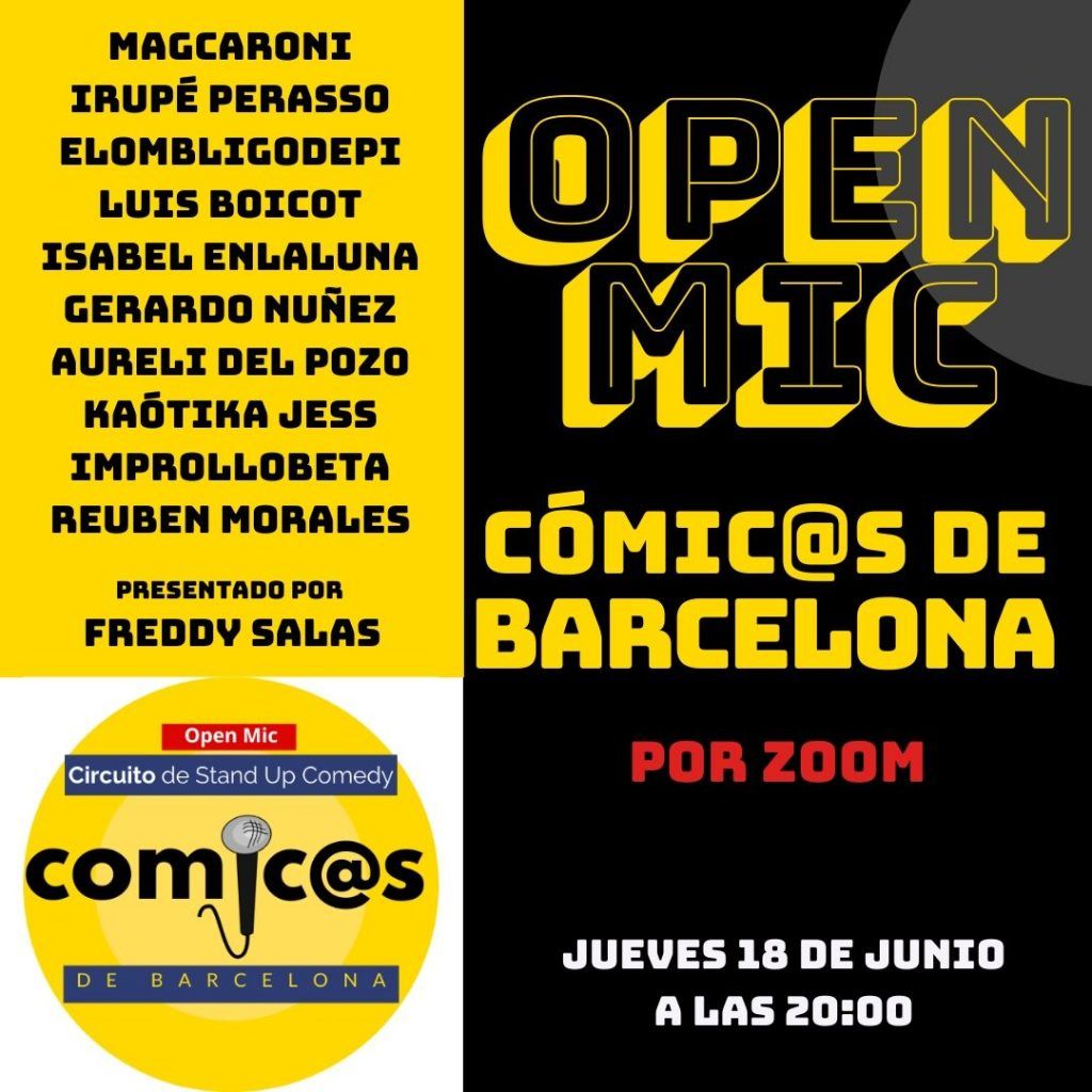 Comicos de Barcelona Online 18-06-20